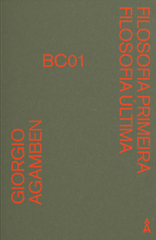 Filosofia primeira filosofia última