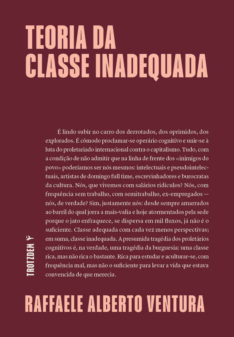 Teoria da classe inadequada – Editora Âyiné